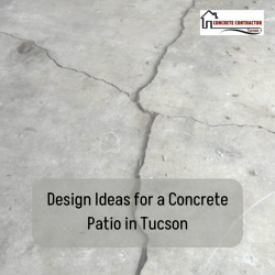 Design Ideas for a Concrete Patio in Tucson 1